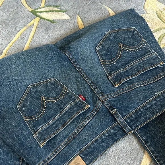 Levis‎ 515 Boot Cut Denim Jeans Size Small